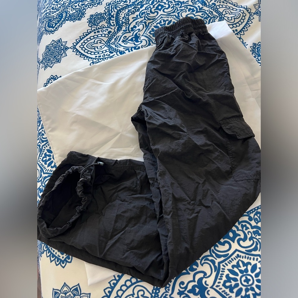 Black cargo pants